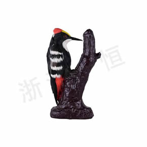 Biological Model Series啄木鳥(niǎo)仿真模型