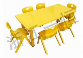 Plastic table and chair series光面塑料桌