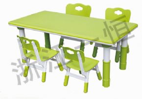 Plastic table and chair series豪華長方形包邊桌