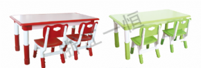 Plastic table and chair series長方形包邊桌