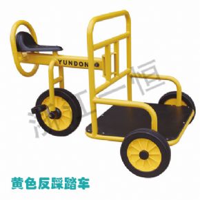Children's car series黃色反踩踏車