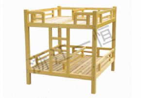 Children's bed series原木雙層四人床
