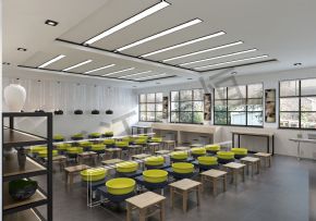 Pottery classroom陶藝教室效果圖1