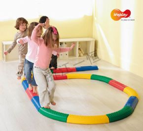 Sensory perception seriesStepping on the balance touch panel (change group)
