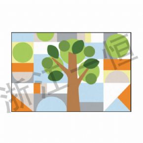 Climbing drillGeometric tree carpet