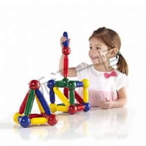 Fighting classMagnetic Stick Puzzle Blocks - 30 Pieces