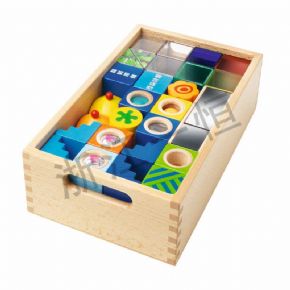Fighting classColorful mirror blocks