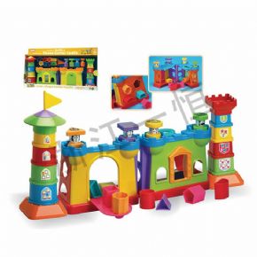 Mosaic classShape classification castle set
