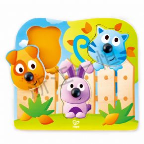 Mosaic classFirst-order one pet big nose gripping hand puzzle