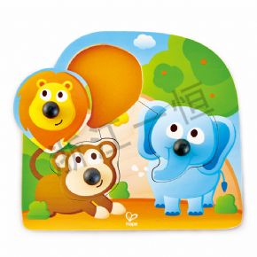 Mosaic classFirst-order jungle animal big nose gripping hand puzzle