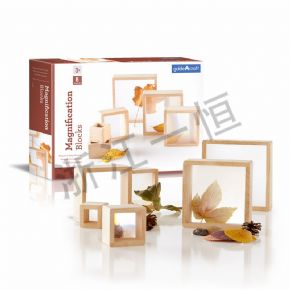 Visual classMagnifying glass building block set