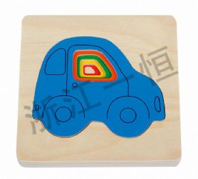 Developing language cognitionMulti-layer puzzle --- car