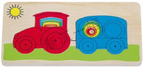 Developing language cognitionMulti-layer puzzle --- tractor