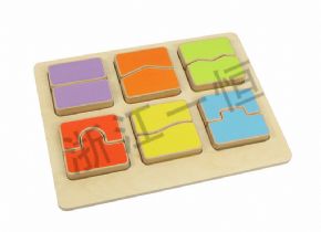Developing language cognitionSquare stitching learning board