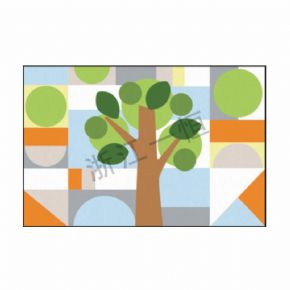 carpetGeometric tree carpet