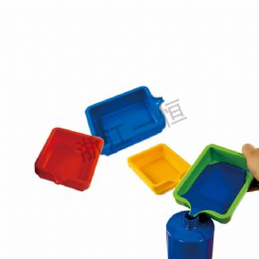 Art tools四色尖嘴顏料罐