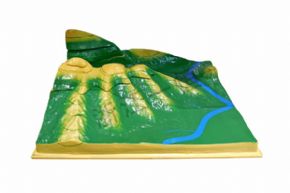 生物及醫(yī)療模型34015 等高線地形圖判讀模型